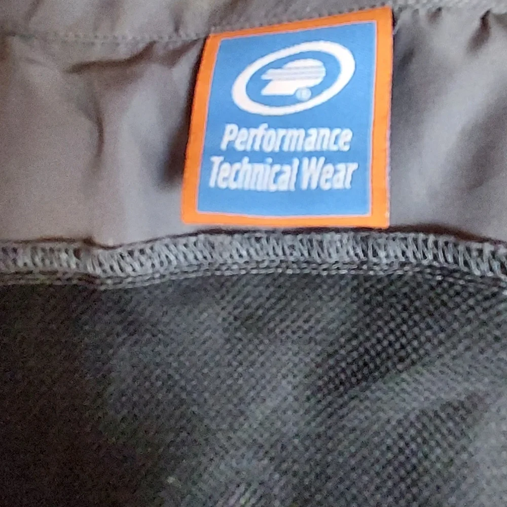 Performance Technical Wear Mens Large Convertible Windbreaker Jacket Vest Zip